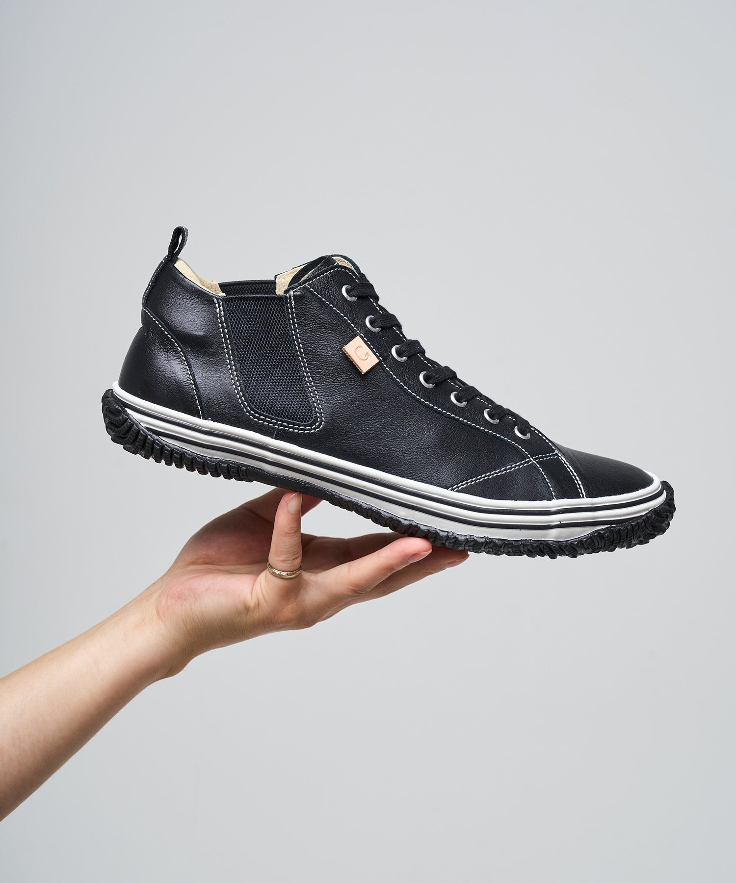 SPINGLE SP-442 Black | Buy Japanese Sneakers | Handmade in
